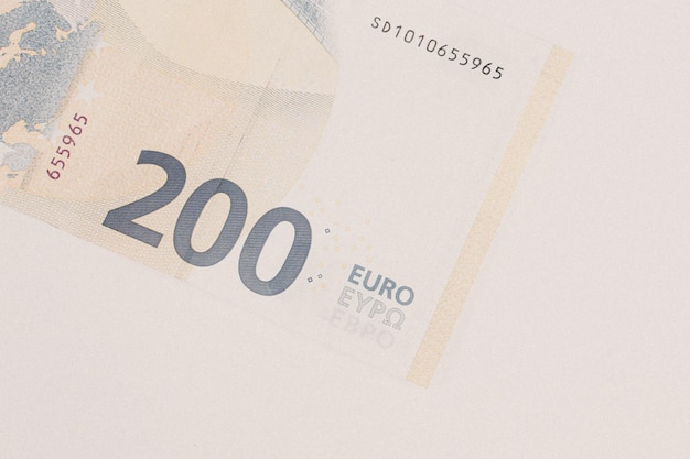 Photo monnaie européenne billets en euros