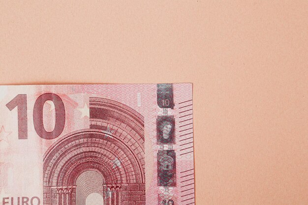 Monnaie européenne billets en euros