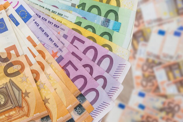 Monnaie de l'UE en euros et en billets de banque