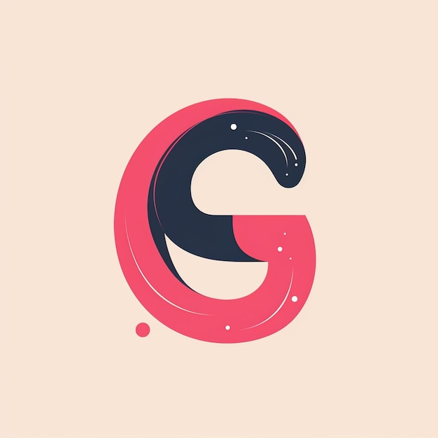 Photo un monogramme du logo de la lettre g
