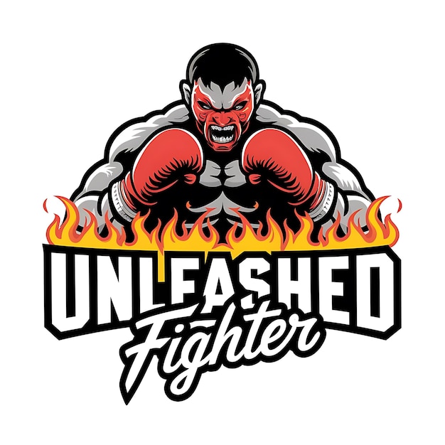 un monstre avec un costume de boxe rouge dessus