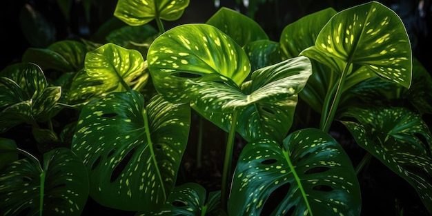 Monstre dans la jungle est génératif.