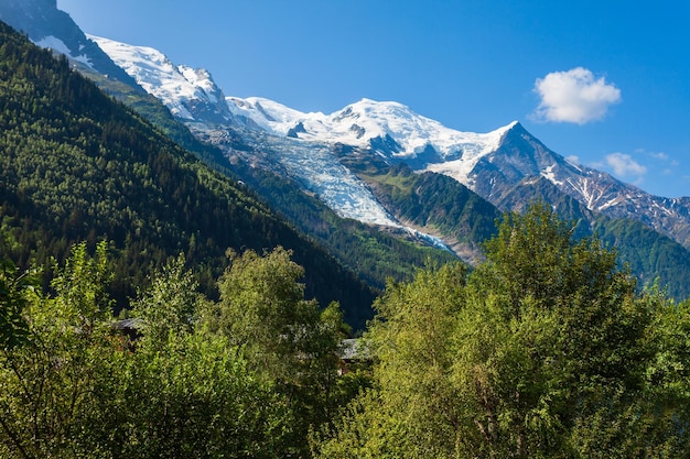 Mont Blanc la plus haute montagne d'Europe