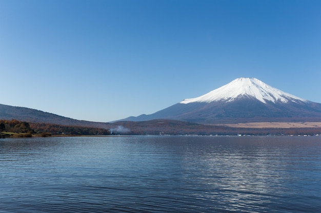 Mont Fuji et lac Yamanaka