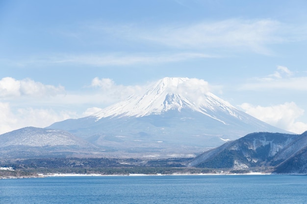 Mont Fuji et lac