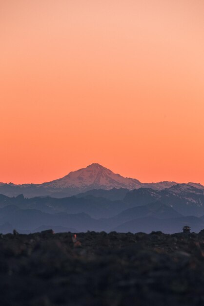 Photo le mont rainier à washington