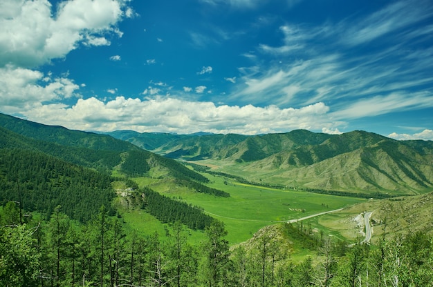 Montagne Altaï. Vallée de Chuisky Katyn