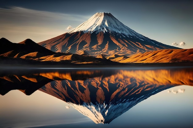 Montagne au lever du soleil