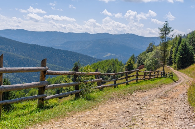 Montagne collines pure nature paysage rural