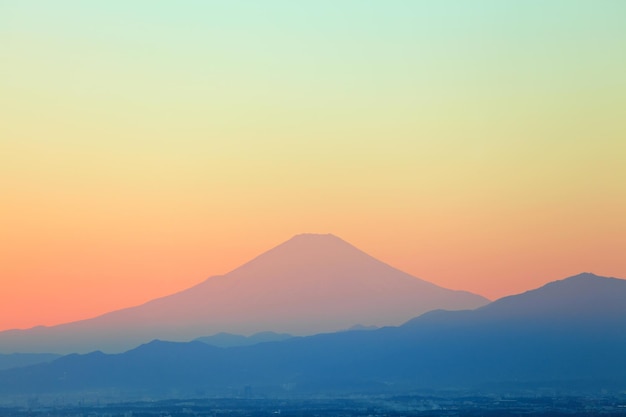 Montagne Fuji Sunset