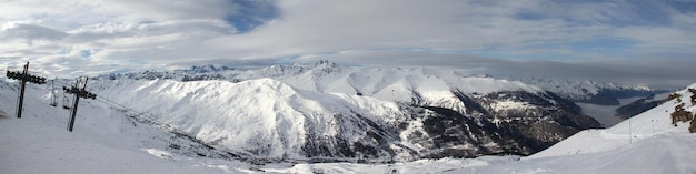 de montagne en hiver