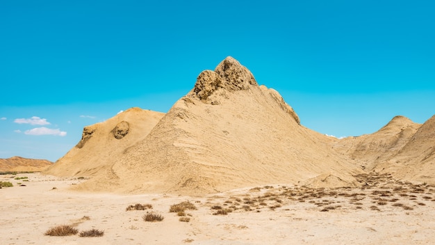 Photo montagne incroyable dans la zone désertique