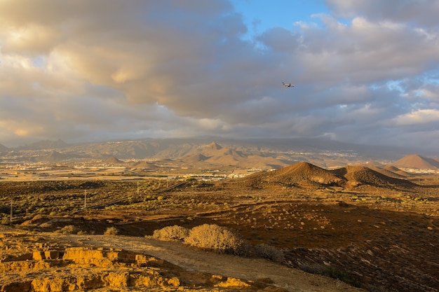 La Montagne Jaune près de la Costa del Silencio, Tenerife, Les Canaries