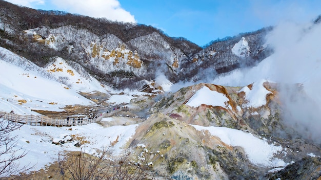 Montagne noboribetsu japon