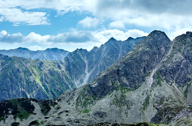 Montagne Tatra d'été, Pologne, vue sur le mont Swinica