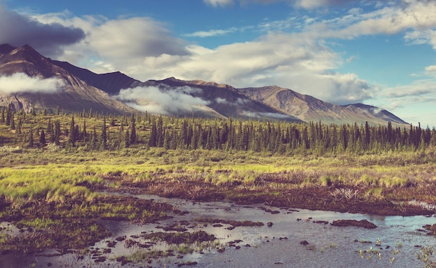 Montagnes en Alaska, États-Unis