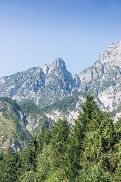 Montagnes alpines en Autriche à l'été.