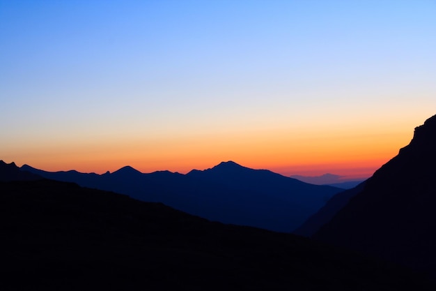 montagnes bleues