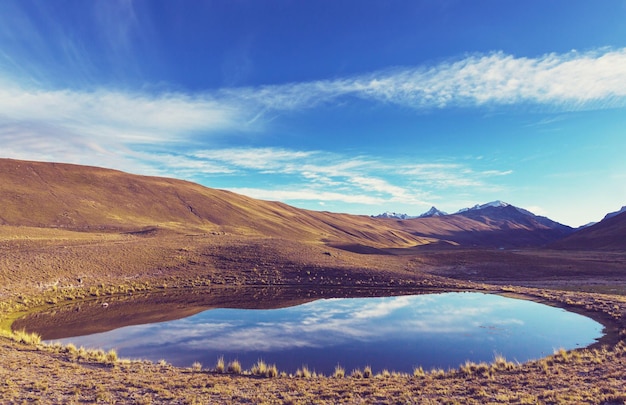 Montagnes en Bolivie