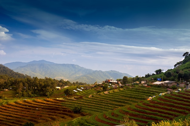 Montagnes et ciel