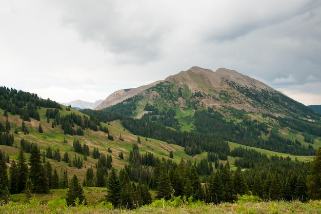 Montagnes à Crested Butte, Colorado.