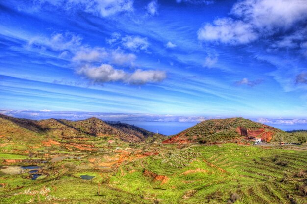 Montagnes du nord-ouest des îles Canaries de Tenerife