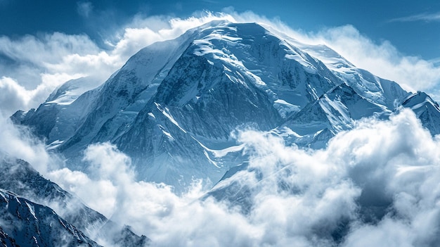 les montagnes de l'himalaya everest papier peint HD 8K image photographique de stock