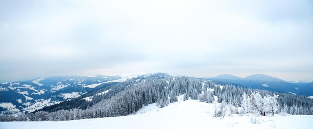 Montagnes d&#39;hiver