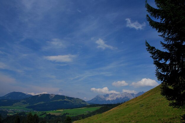 Montagnes et horizon