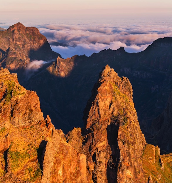 Montagnes à Madère