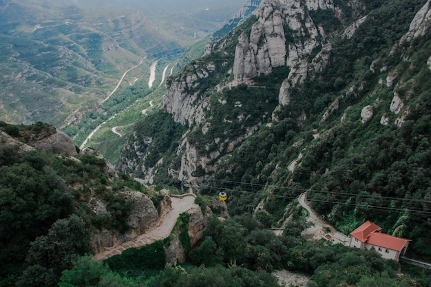 montagnes et le monastère de Montserrat. Barcelone. Espagne