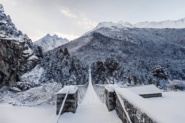 Montagnes, région de l&#39;Everest