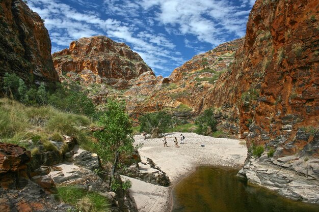 Photo les montagnes rocheuses du parc national de purnululu