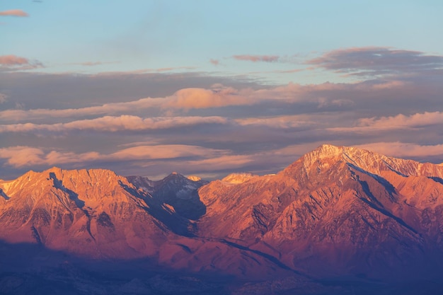 montagnes de la Sierra Nevada