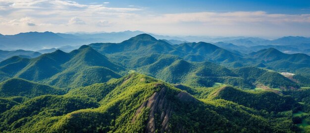 Photo les montagnes sont l'endroit le plus beau du monde.