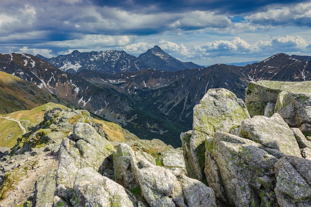 Montagnes Tatras Parc national des Tatras montagnes des carpates belle vue paysage