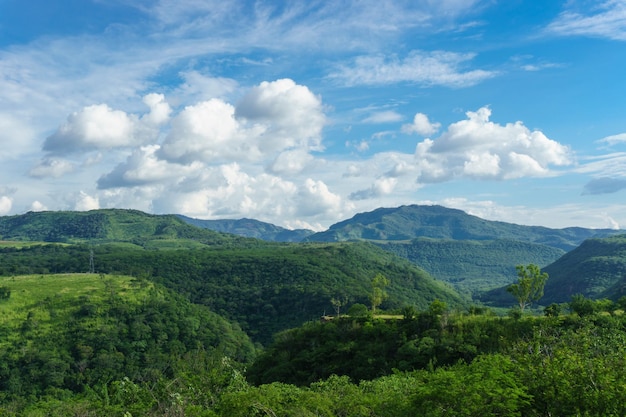 Montagnes vertes du Nicaragua