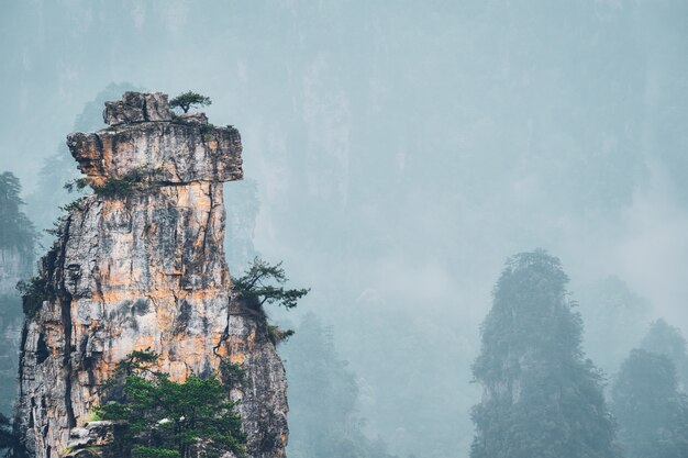 Photo montagnes de zhangjiajie, chine