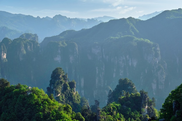 Montagnes de Zhangjiajie, Chine