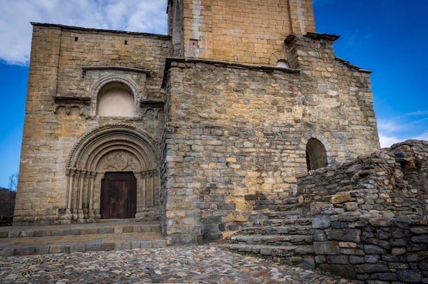 Photo montana huesca aragon espagne façade principale santa maria de baldos