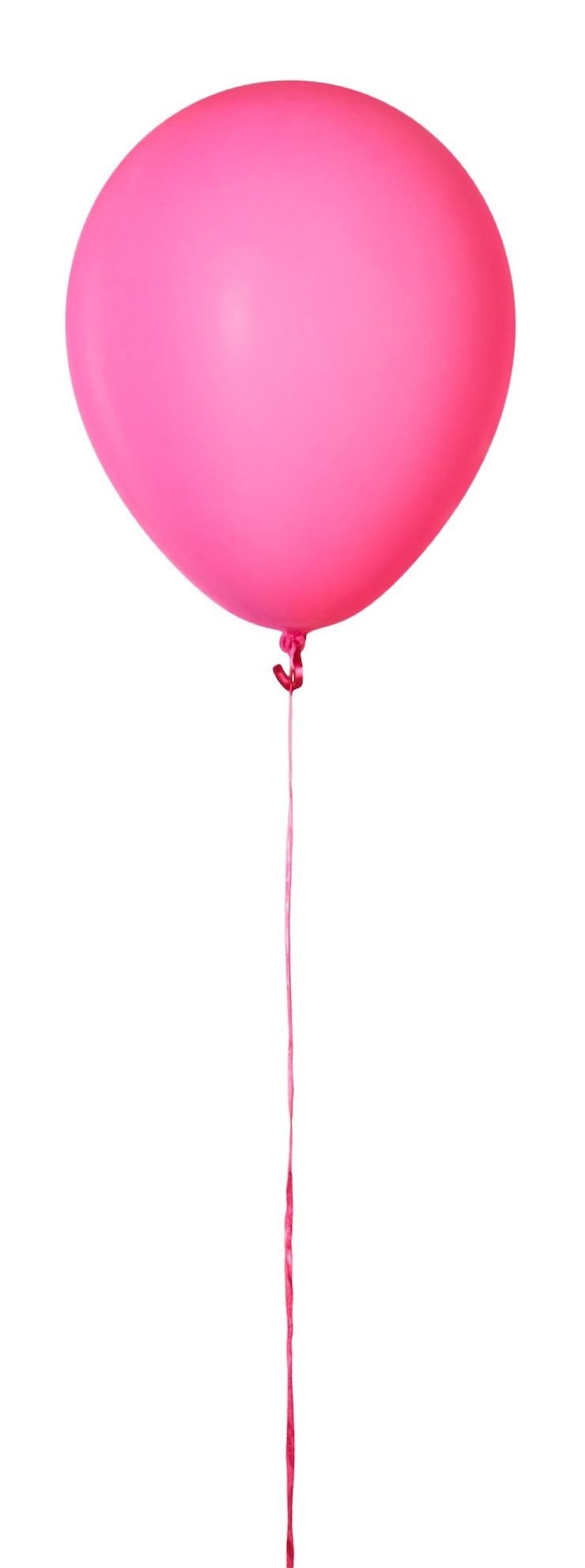 Photo montgolfière rose sur fond blanc