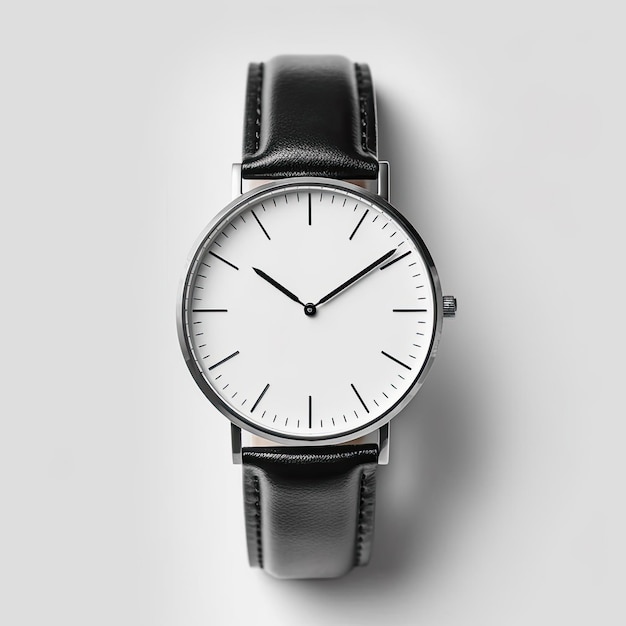 Montre-bracelet Men039s sur fond blanc