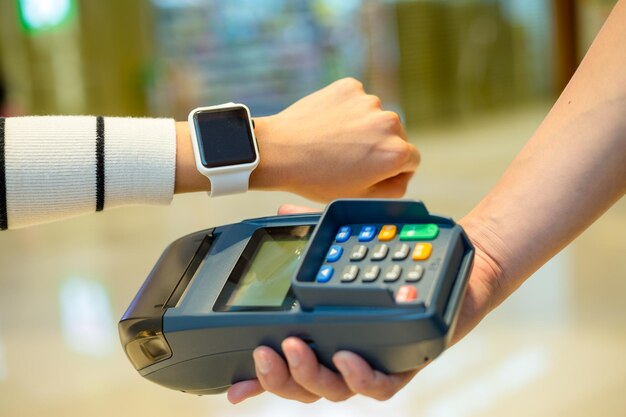 Montre intelligente payer par NFC