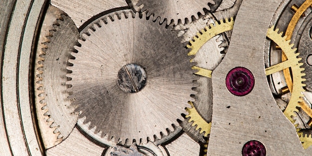 Photo montre mécanique vintage d'horlogerie haute résolution et détail