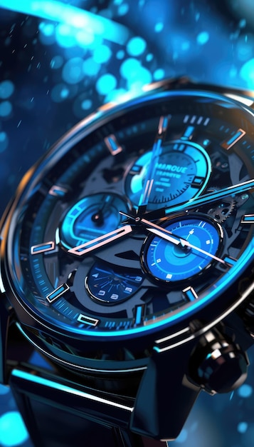 Une montre de sport futuriste