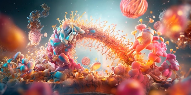 Montrer les effets des radiations au niveau cellulaire, y compris les dommages à l'ADN AI générative