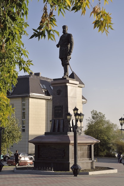 Monument à Alexandre III à Novossibirsk