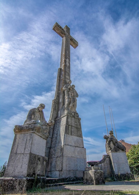 Monument au soldat situé dans l'Alameda de la ville de Pontevedra