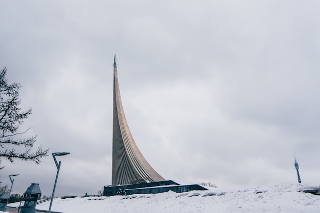 Monument aux conquérants de l'espace à Moscou