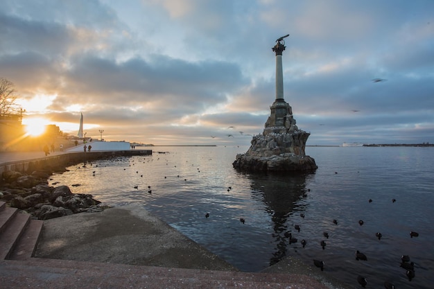 Monument aux navires de guerre sabordés à Sébastopol